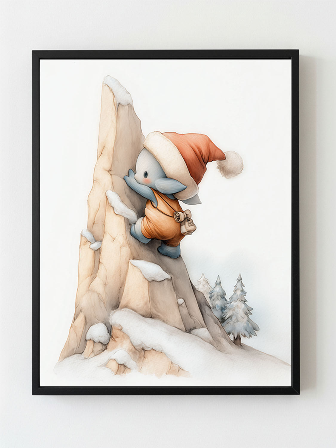 Bébé de Noël escalade