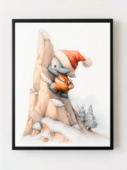 Bébé de Noël escalade